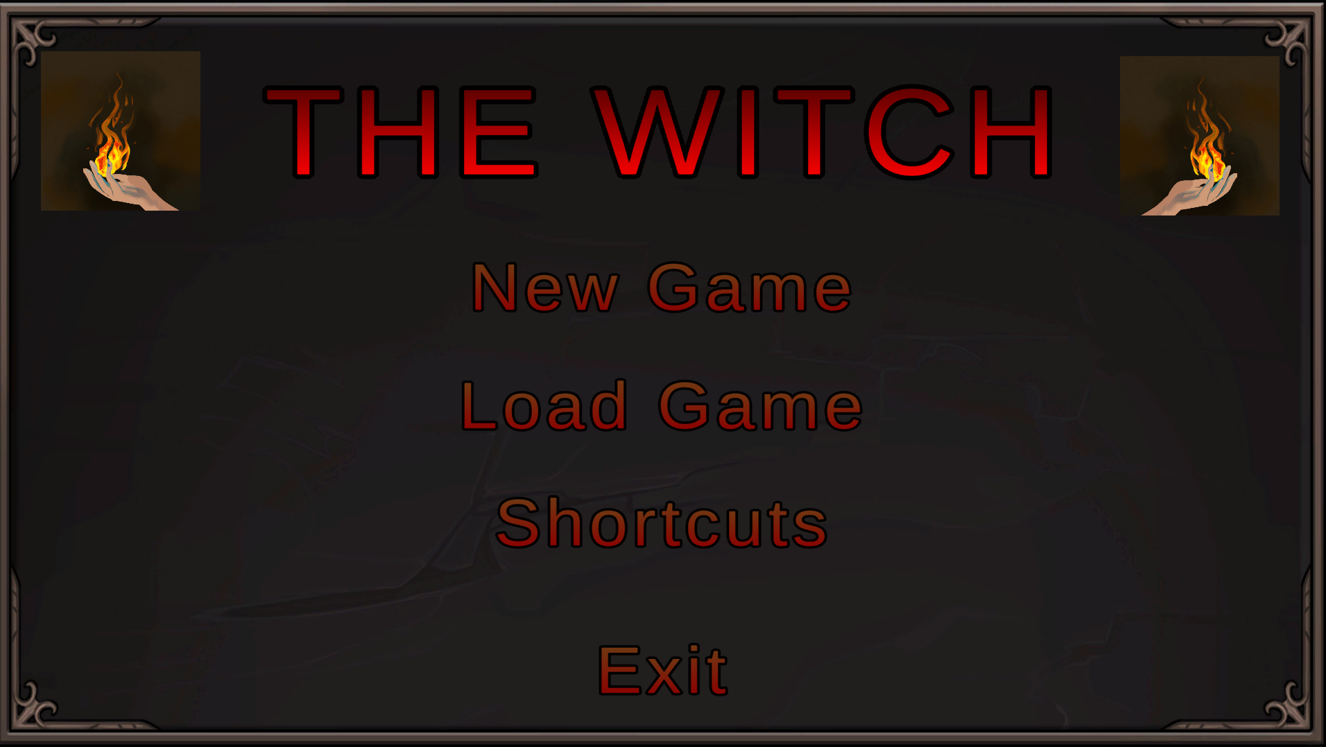 Menu - start hry